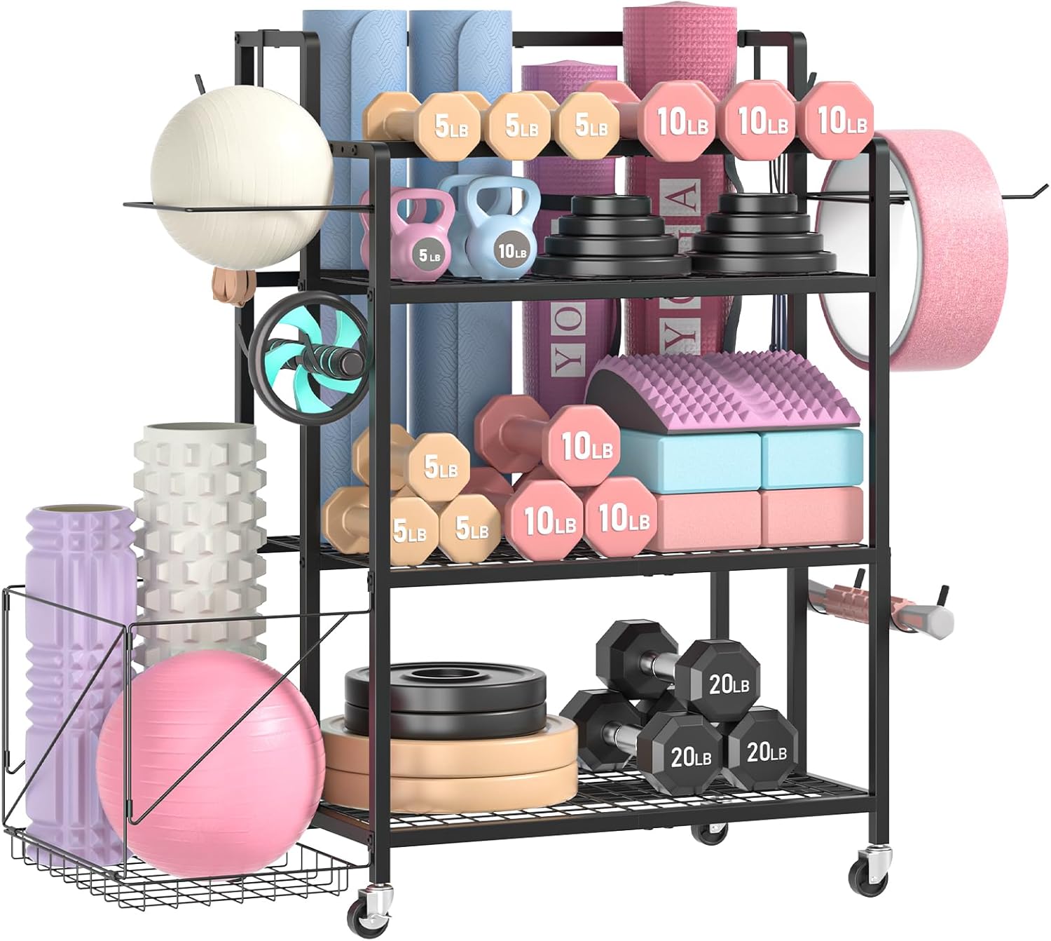 Home Gym Equipment - Opbergruimte voor thuisgym, geen materiaal gespecificeerd,