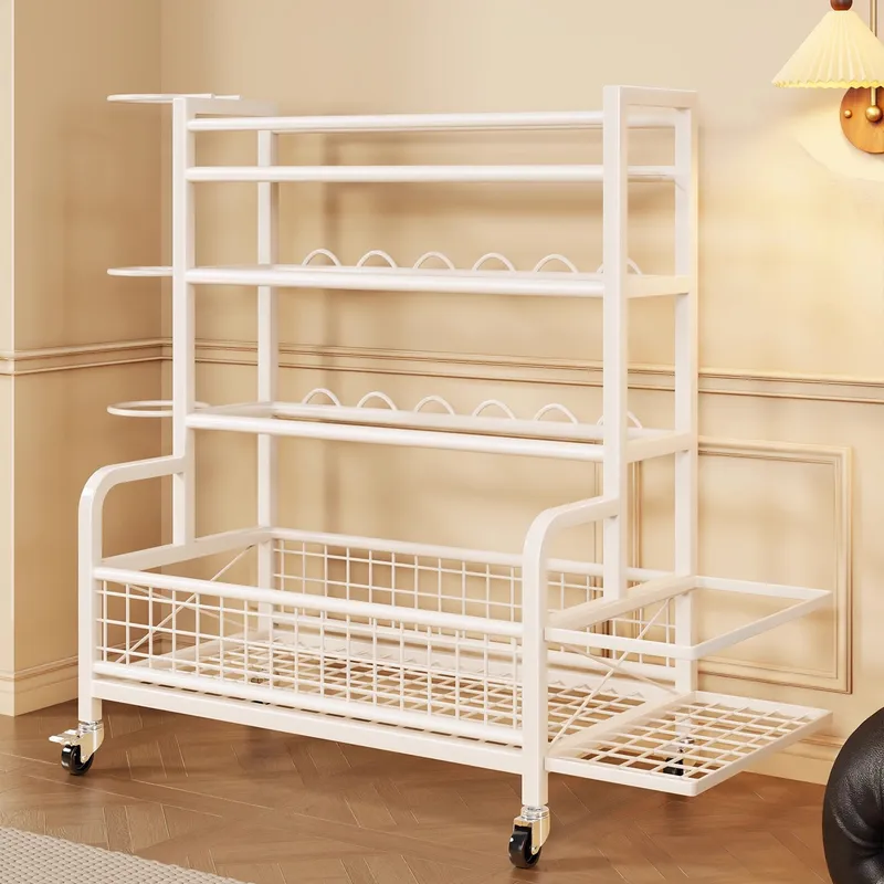 Home Gym Yoga Mat Storage - Zwaarbelastbaar fitnessrek voor dumbbells, kettlebells en