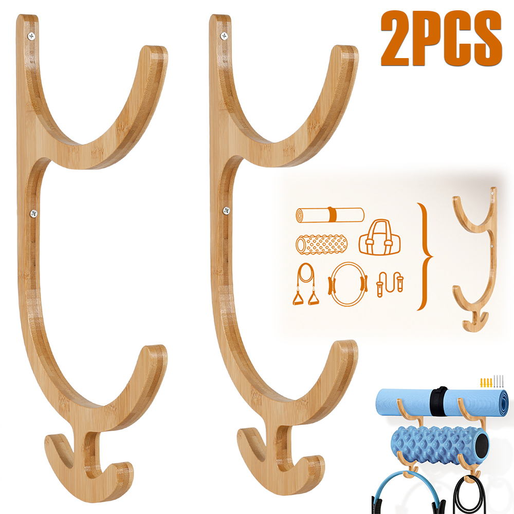 Home Gym Yoga Mat Storage - 2 Stuks Yoga Mat Opbergrek Muurbevestiging