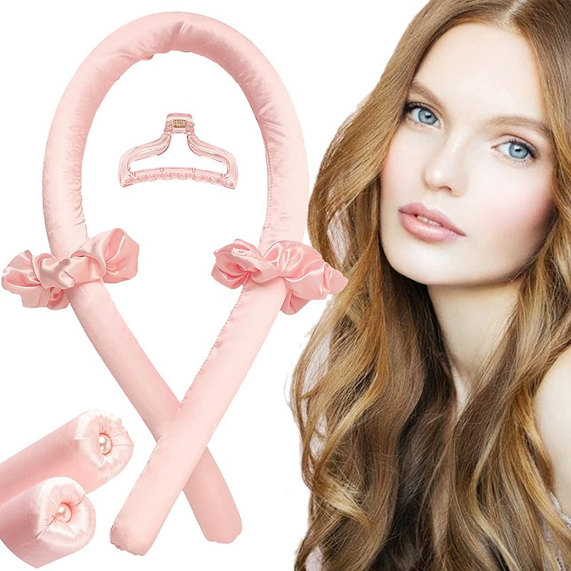 Preacher Curl Pad - Heatless Curling Rod Hoofdband Geen Warmte