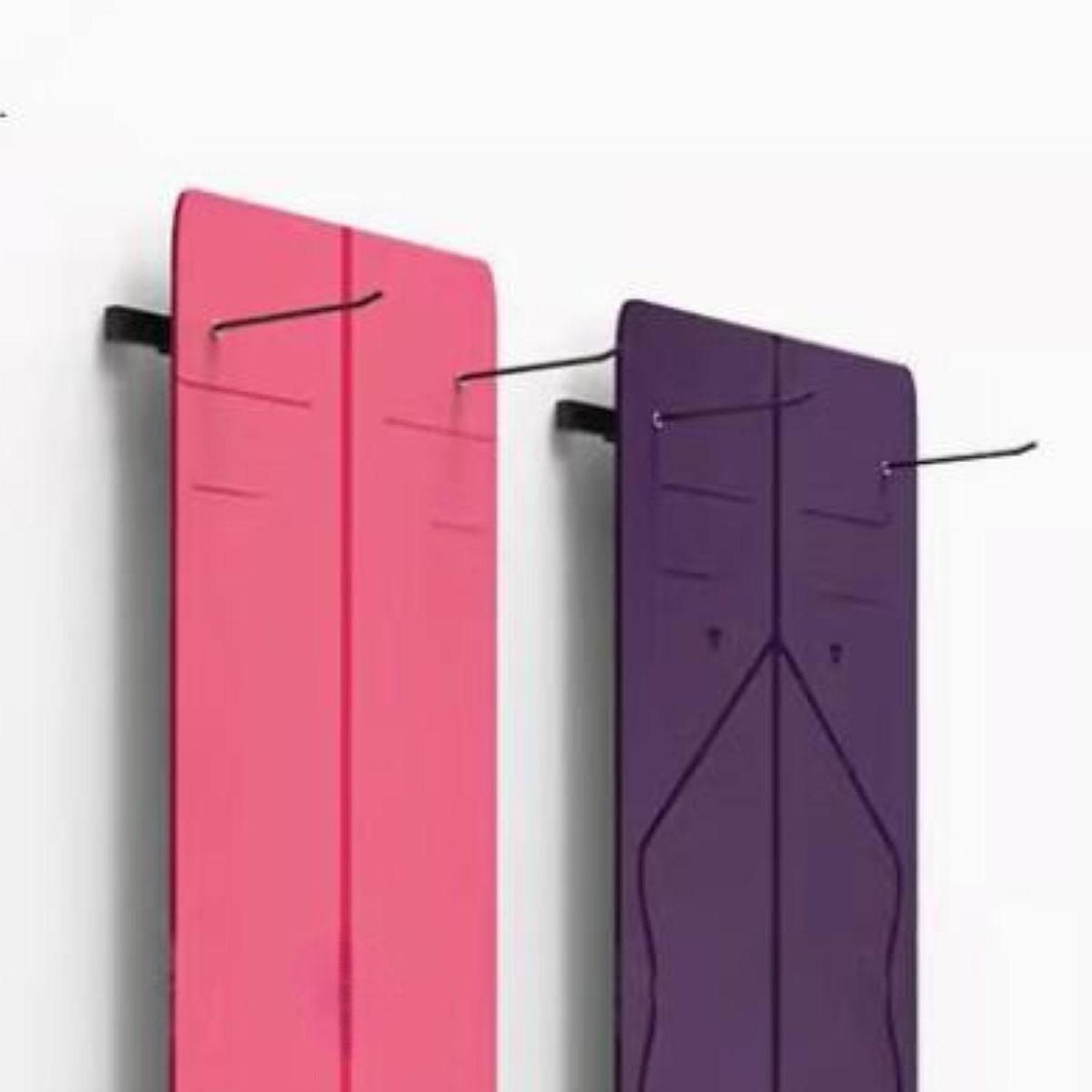 Wandbevestigde metalen yogamat - Home Gym Yoga Mat Storage recensie en prijs