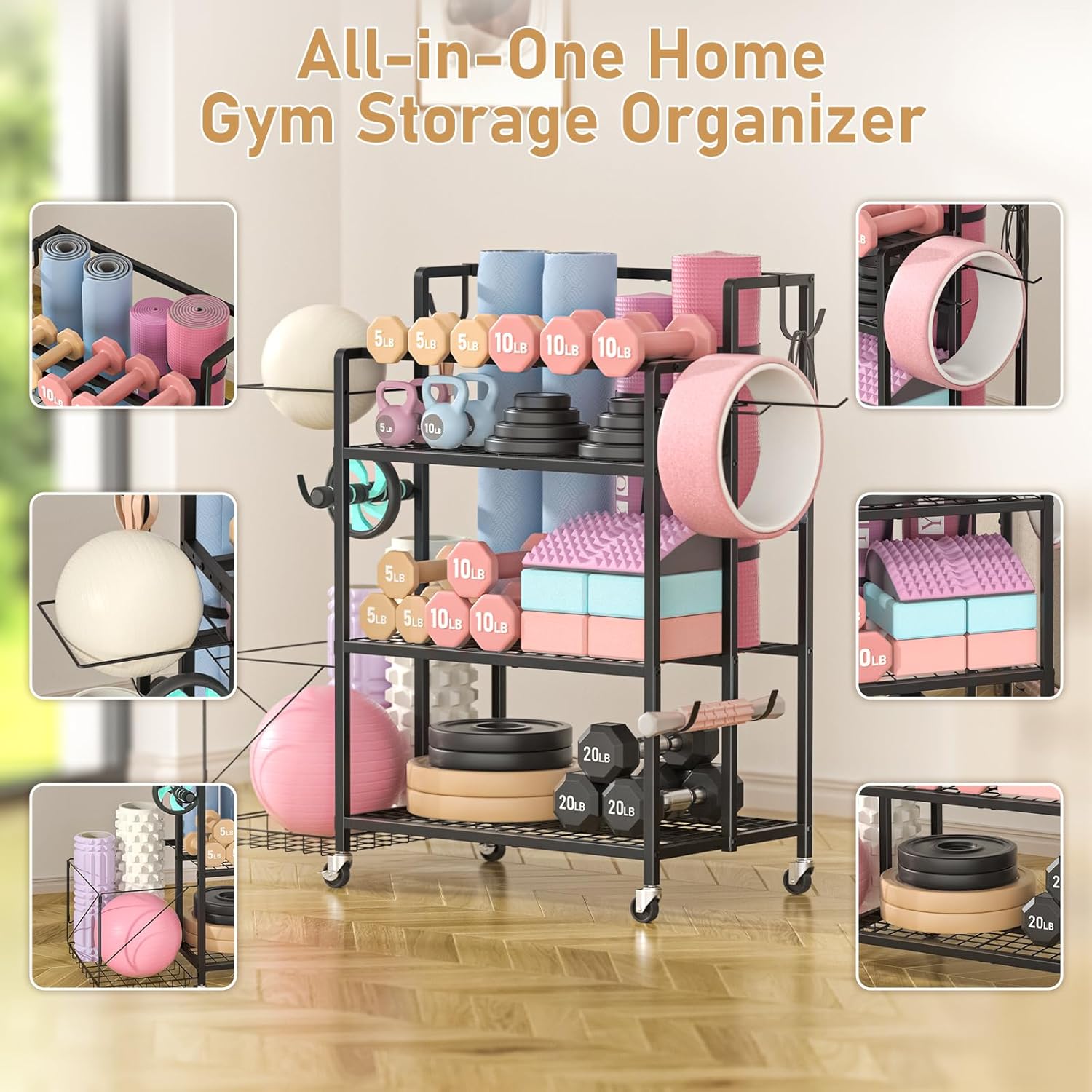 Opbergruimte voor thuisgym, ge - Home Gym Equipment recensie en prijs