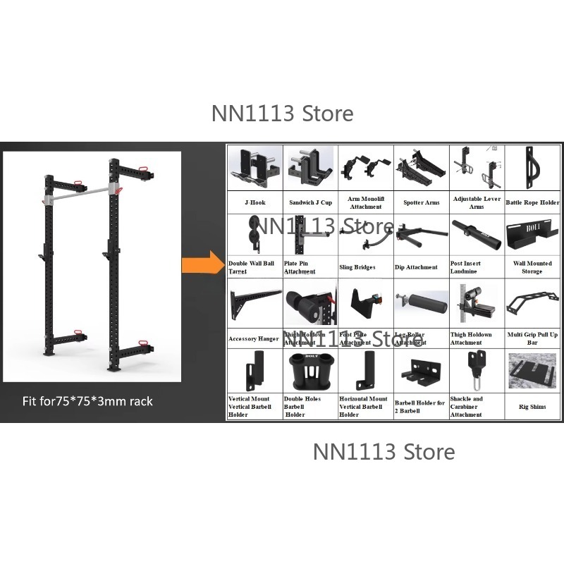 W6301 Fitnessapparatuur 41,5'' - Home Gym Folding Rack recensie en prijs