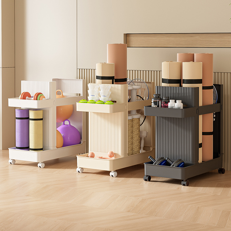 Rolbare yogamat-opbergrek met  - Home Gym Folding Rack recensie en prijs