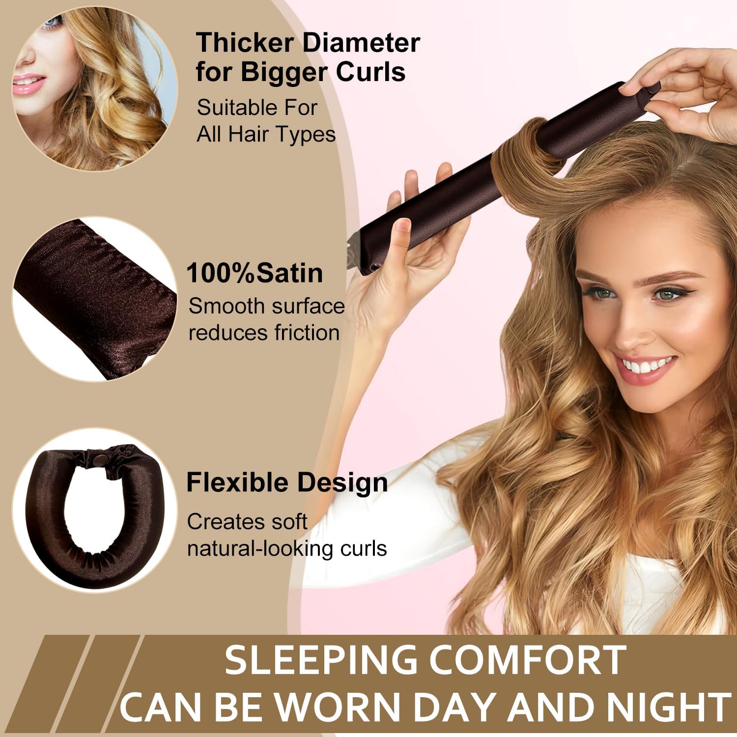 Heatless Curling Rod Hoofdband - Preacher Curl Pad recensie en prijs