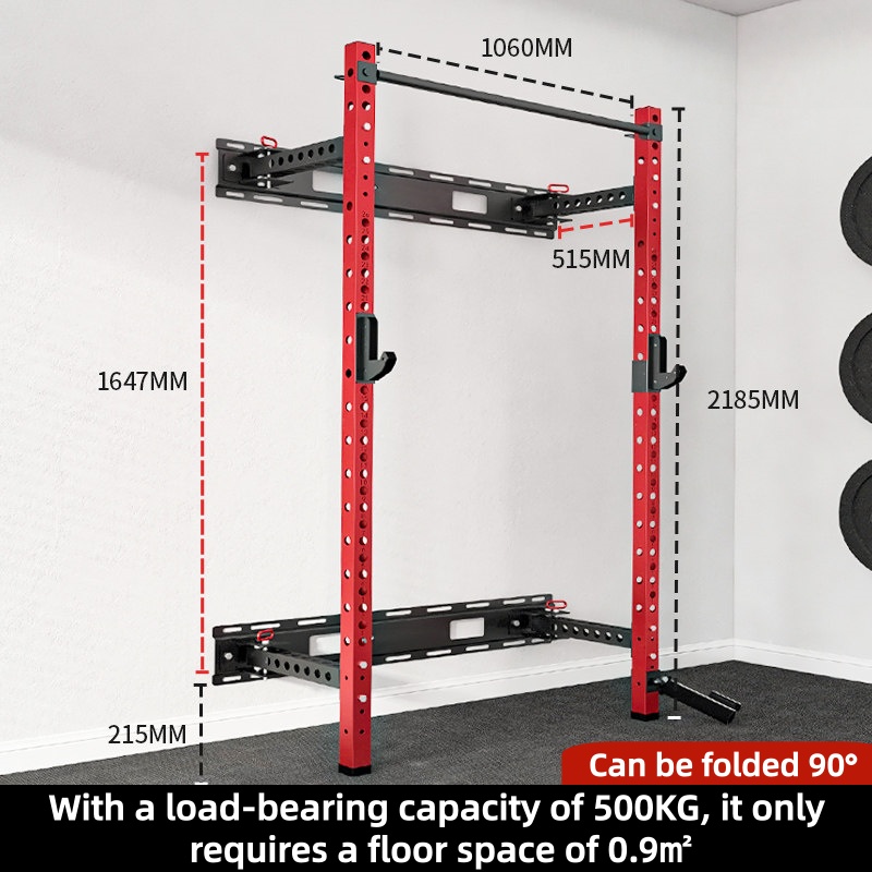 Verstelbare Power Cage Wandgem - Home Gym Folding Rack recensie en prijs