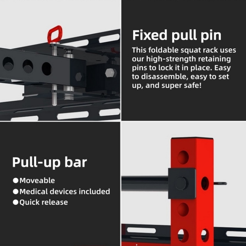 Verstelbare Power Cage Wandgem - Home Gym Folding Rack recensie en prijs