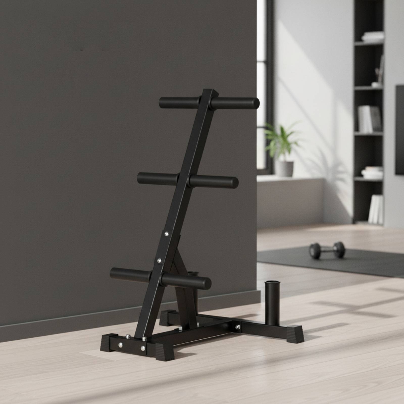 Barbell Plate Rack Ruimtebespa - Home Gym Folding Rack recensie en prijs