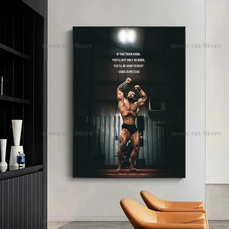 Chris Bumstead Bodybuilder Fit - Home Gym Quotes recensie en prijs