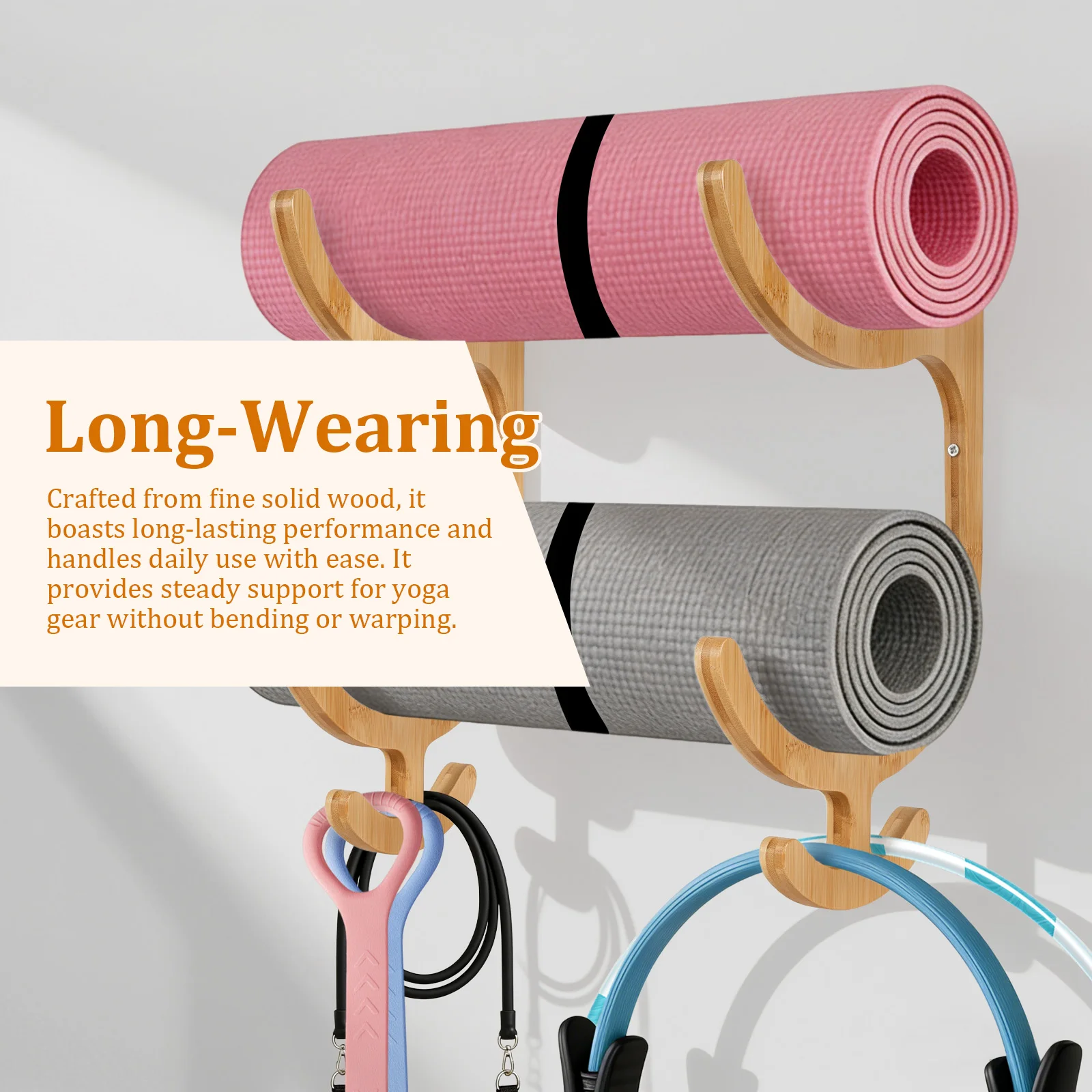 2 stuks Yoga Mat Opbergrek Wan - Home Gym Yoga Mat Storage recensie en prijs