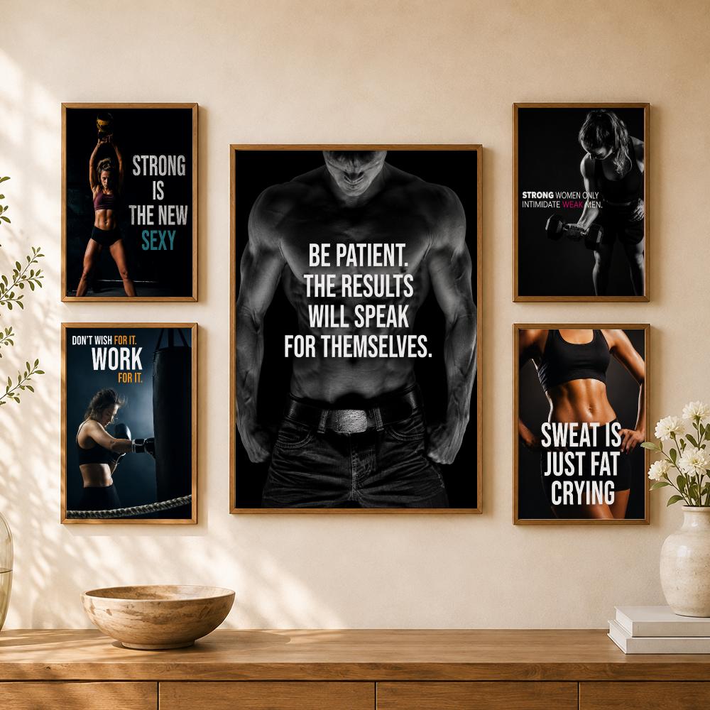 Gym Fitness Motivatie Bodybuil - Home Gym Quotes recensie en prijs