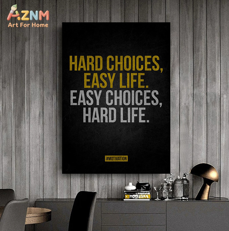 AZNM Motiverende quote canvas  - Home Gym Quotes recensie en prijs