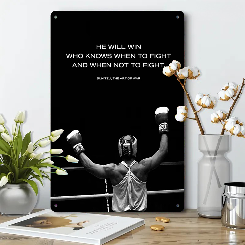Sun Tzu Quote Boksen Thema Met - Home Gym Quotes recensie en prijs