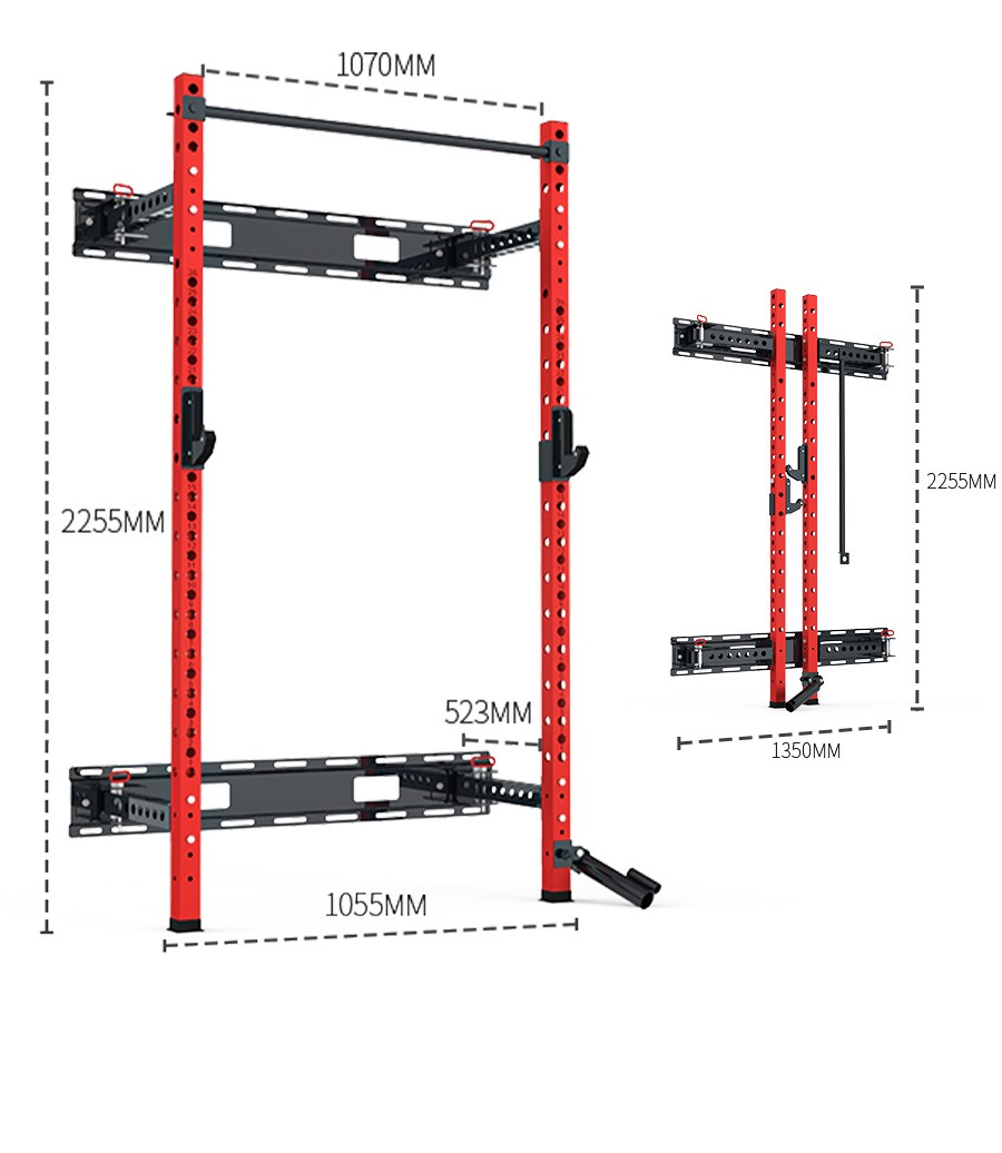 Home Gym Fitnessapparatuur Ver - Home Gym Folding Rack recensie en prijs