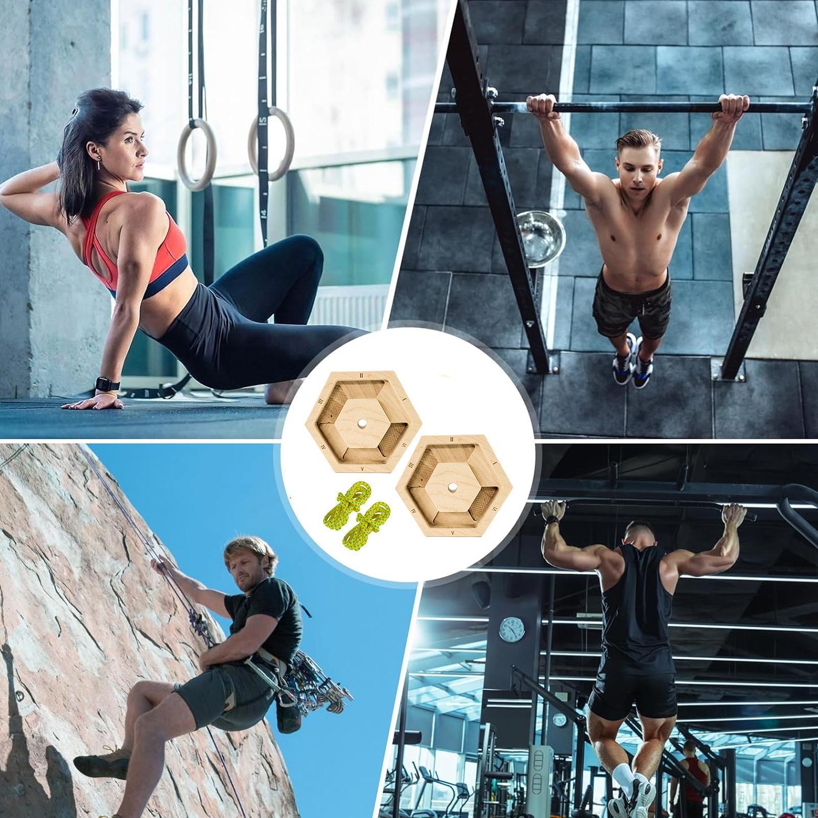 Zeshoekige houten vingertraine - Home Gym Practice recensie en prijs
